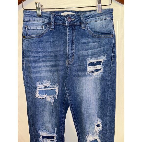 Nature Denim Mid-Rise Distressed Jeans Size 28 /Sz 9 - Picture 3 of 14